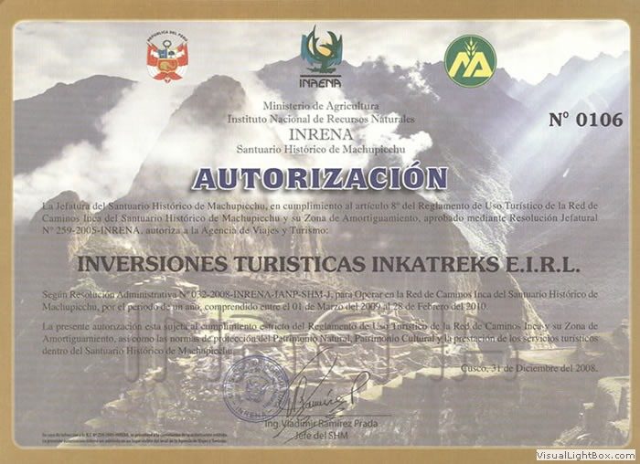 inkatreks licencia